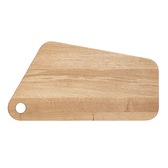 KitchenCraft Small Non-Toxic Plastic Chopping Board - White 10 x 6 25 x 15 cm 