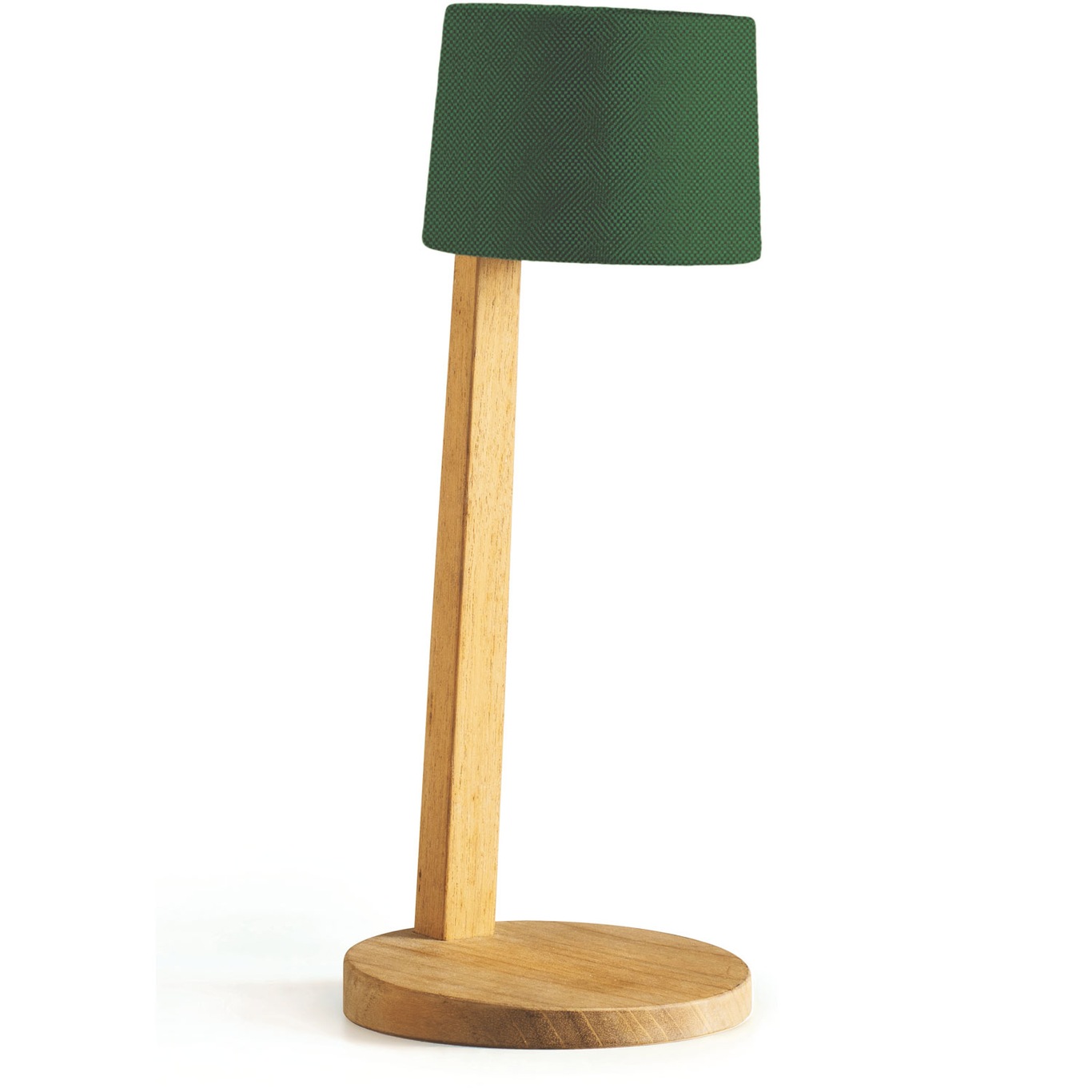Gaia Table Lamp Portable Teak, Rubelli Biliardo
