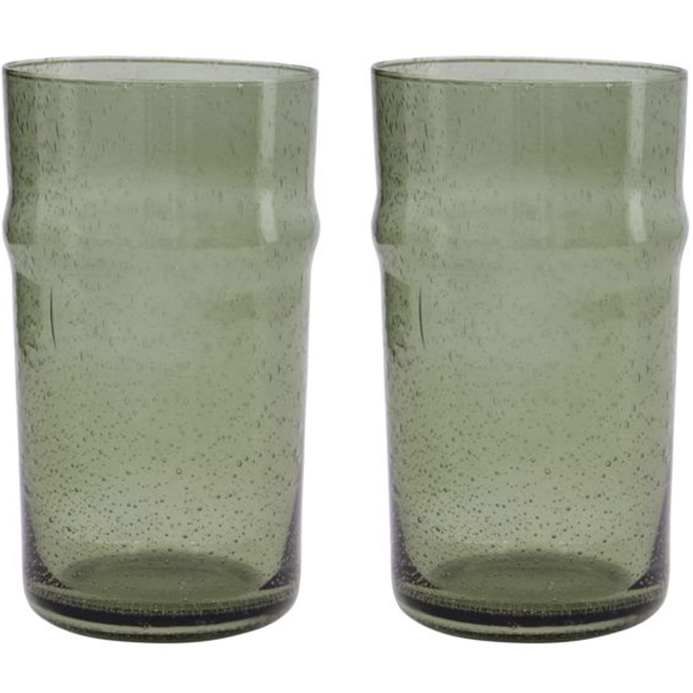Rain Drinking Glass 2-pack 14 cm, Green
